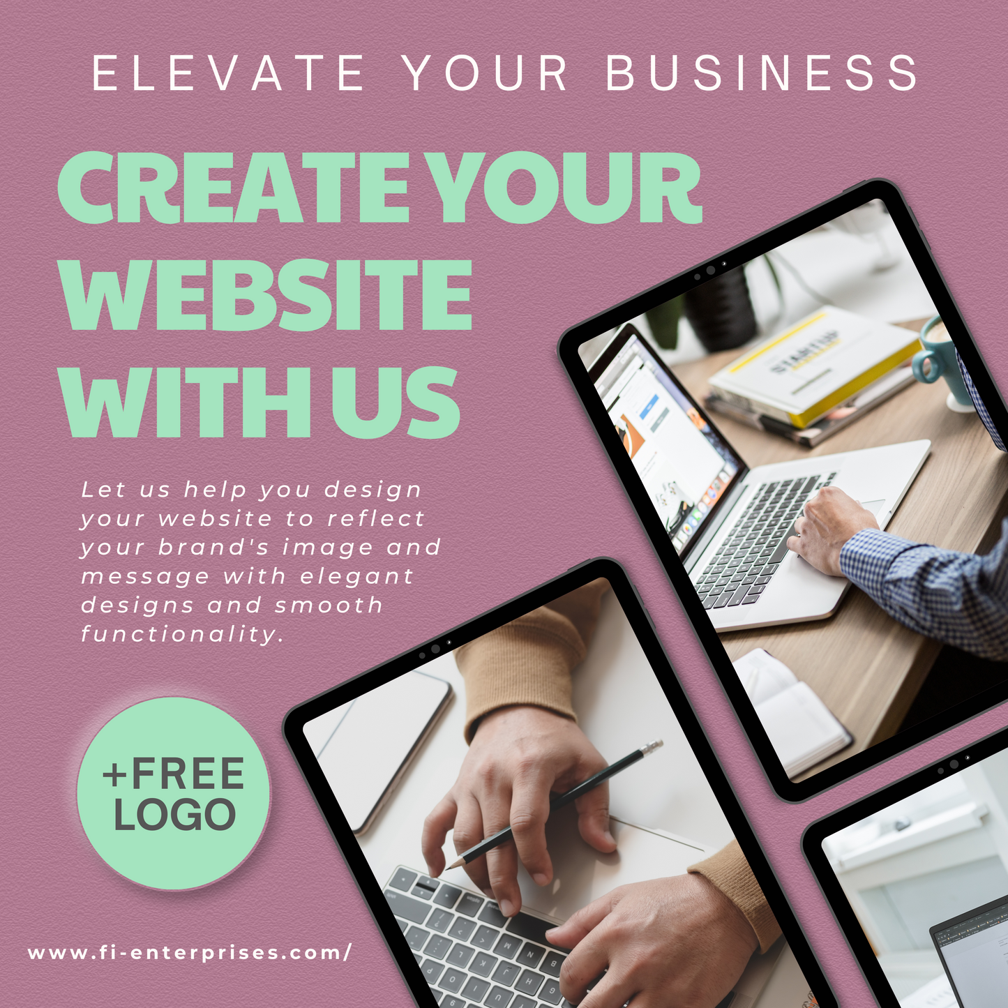 Starter Kit Website + Free Logo