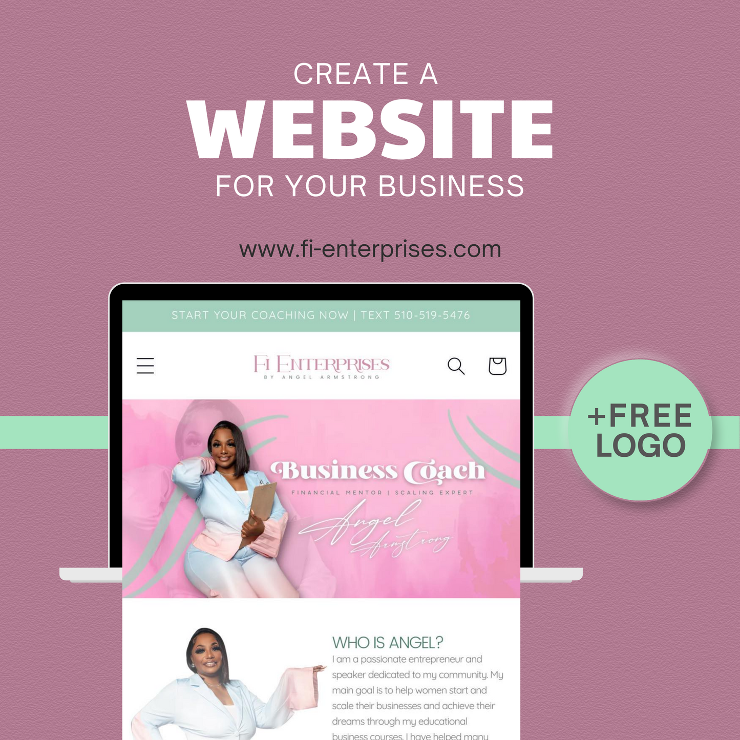 Starter Kit Website + Free Logo