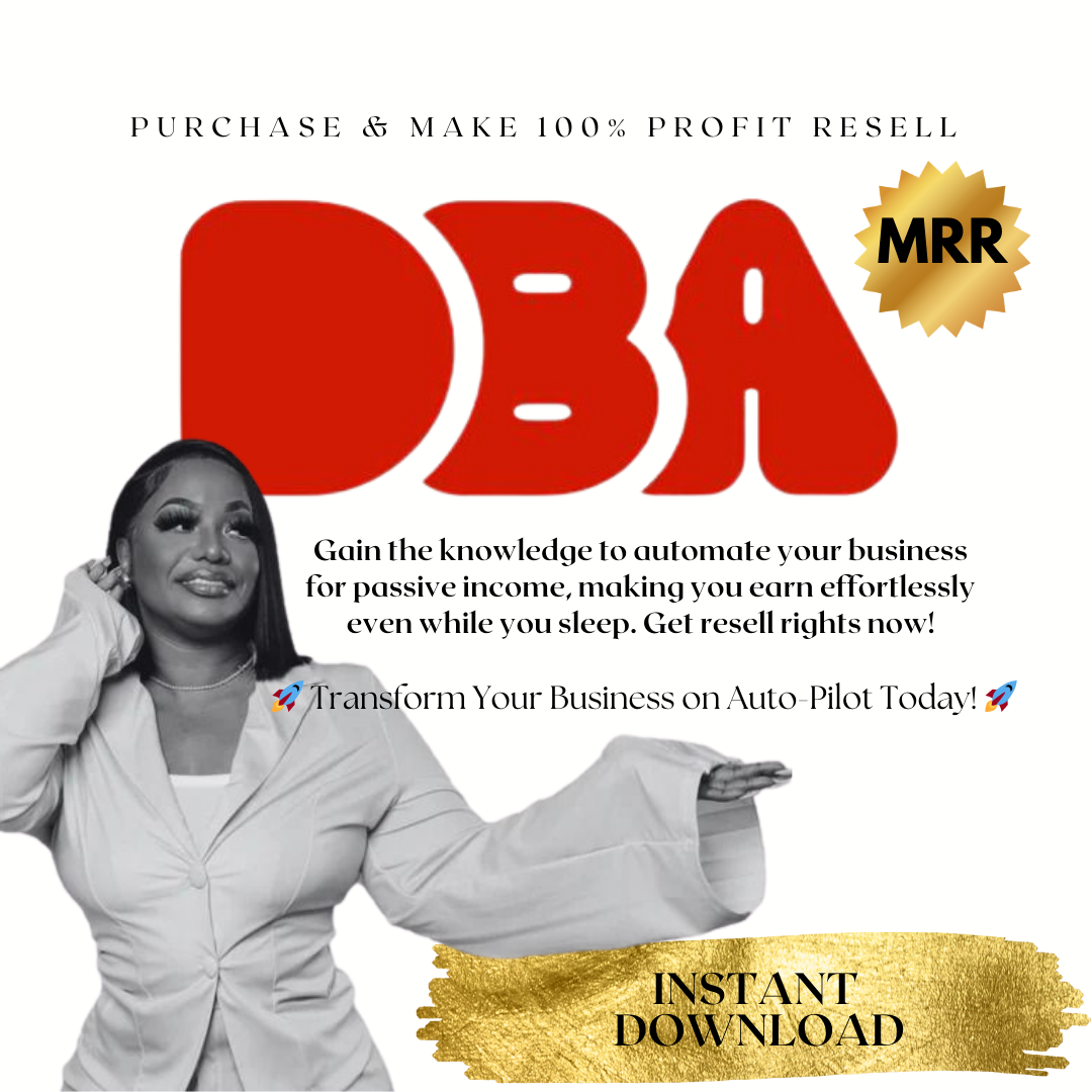 DBA Digital Boss Academy - Master Resell Rights and Make a 100% Profit